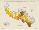 Mexican-American Population as Percentage of Southwestern Population in 1960