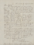 Letter from H. O. Hedgecoxe to E. W. Moberly, 1856-09-30