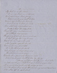 Poem dedicated to M. J. Barlow by E. W. Moberly
