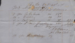 Store Receipt for E. W. Moberly