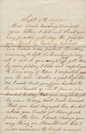 Letter from C. Barlow to M. J. Tevis, 1868-09-09 by C. Barlow