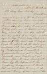 Letter from W. H. Moberly to M. J. Moberly, 1863-04-19
