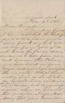 Letter from I. M. Tevis to M. J. Moberly, 1866-11-02