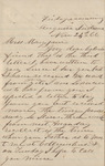 Letter from I. M. Tevis to M. J. Moberly, 1866-11-15