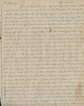 Letter for E. W. Moberly from an unnamed colleague, 1846-11-18