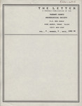 The Letter, Vol. 4, No.6, 1990, Editor's Material by Nolan E. Preston