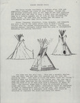 Plains Indians Tipis by Tarrant County Archeological Society