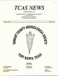 Tarrant County Archeological Society News, Vol. 6, No. 7, 1992 by Bryan Jameson