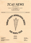 Tarrant County Archeological Society News, Vol. 6, No. 8, 1992 by Bryan Jameson and Jimmy Smith