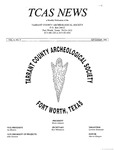 Tarrant County Archeological Society News, Vol. 6, No. 9, 1992, Editor's Material by Marvin Glasgow, Jimmy Smith, and Bryan Jameson