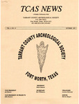 Tarrant County Archeological Society News, Vol. 6, No. 10, 1992 by Bryan Jameson, Cathy Hoyt, and Helen Simons