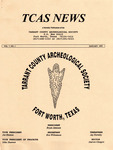 Tarrant County Archeological Society News, Vol. 7, No. 1, 1993 by Marvin Glasgow, Bryan Jameson, and James Everett