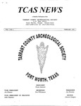 Tarrant County Archeological Society News, Vol. 7, No. 2, 1993, Editor's Material by Marvin Glasgow and Bryan Jameson