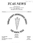 Tarrant County Archeological Society News, Vol. 7, No. 4, 1993, Editor's Material by Marvin Glasgow