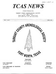 Tarrant County Archeological Society News, Vol. 7, No. 6, 1993, Editor's Material by Bryan Jameson, Marvin Glasgow, and Marie Gray Dove