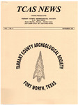 Tarrant County Archeological Society News, Vol. 7, No.11, 1993 by Marvin Glasgow and Cheryl Garret