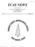 Tarrant County Archeological Society News, Vol. 8, No. 1, 1994, Working Copy by Marvin Glasgow