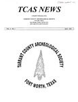 Tarrant County Archeological Society News, Vol. 8, No. 5, 1994, Editor's Material by Marvin Glasgow