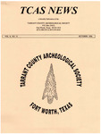 Tarrant County Archeological Society News, Vol. 8, No. 10, 1994 by Bryan Jameson