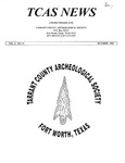 Tarrant County Archeological Society News, Vol. 8, No. 10, 1994, Editor's Material by Bryan Jameson