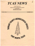 Tarrant County Archeological Society News, Vol. 8, No. 11, 1994 by Laurie Moseley