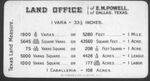 E. M. Powell business card