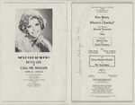 Playbill for 