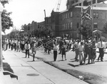 Peaceful student protest advocates for keeping the University of Texas at Arlington (U.T.A.) Rebel theme, Spring 1968