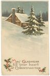 Postcard: "May Gladness fill your heart at Christmastide, 1916"