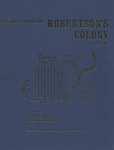Papers Concerning Robertson's Colony in Texas - Volume IX by M. D. McLean