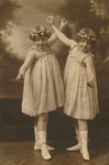 Portrait of twin girls