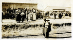 132nd Field Artillery boys arrive at Camp Bowie