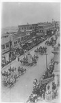 Camp Bowie's 36th Division military review parade in downtown Fort Worth, Texas