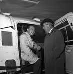 Bob Schieffer with Jack Butler before leaving for Vietnam War by Norman Bradford