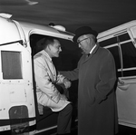Bob Schieffer with Jack Butler before leaving for Vietnam War by Norman Bradford