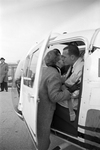 Bob Schieffer with Gladys Payne Schieffer before leaving for Vietnam War