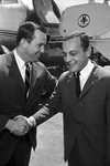 Bob Schieffer with John Schields after returning from Vietnam War
