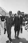 Bob Schieffer with Tom Schieffer after returning from Vietnam War