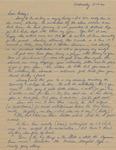 Letter from John Schields