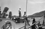 Unidentified men on boat