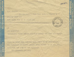 Telegram from Pat and Jim to Bob by Pat Kirkwood and Jim Hill