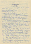 Letter from Mrs. Stegall to Mrs. Schieffer by W. E. Stegall