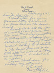 Letter from Mrs. Stegall to Mrs. Schieffer by W. E. Stegall