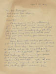 Letter from Cleo to Bob by Cleo Curtis