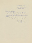 Letter from [Ired] Spradley to Bob Schieffer