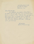 Letter from Janie Manning to Bob Schieffer by Janie Manning
