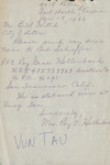 Letter to Bill from Mrs. Hollenbach by Roy C. Hollenbach