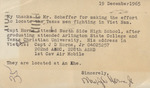 Letter for Bob from Mrs. Horne Jr.