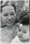 Photo of an unidentified woman and baby