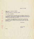 Letter to Captain Clerihew by Jack Butler